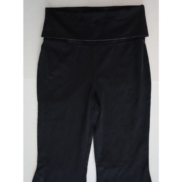 Offline Aerie Women's Sz S Black Wash OG Foldover Super Flare High-Rise Leggings - Picture 2 of 8